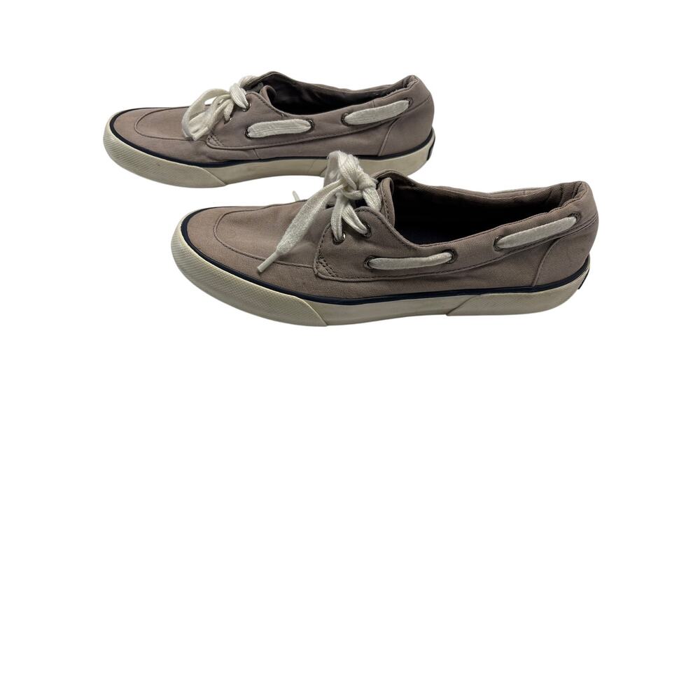 Sperry Top-Sider Women’s Boat Shoes Size 8.5 Taupe Gray Casual Sneakers STS83191